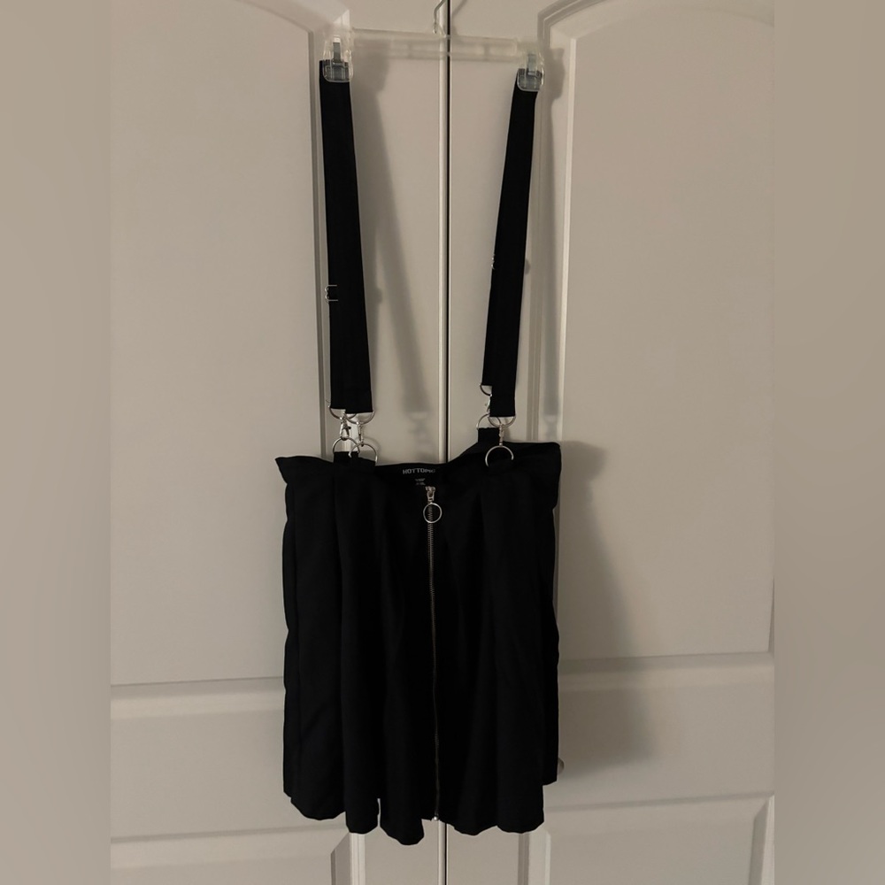 Hot Topic Black Skirt with Overalls